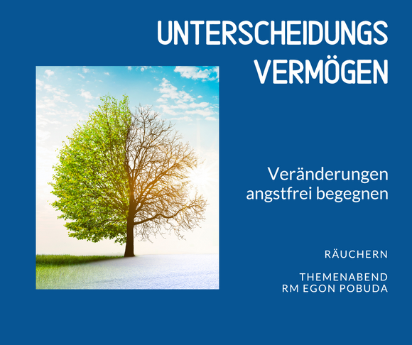 UNTERSCHEIDUNGSVERMÖGEN - Veränderungen angstfrei begegnen